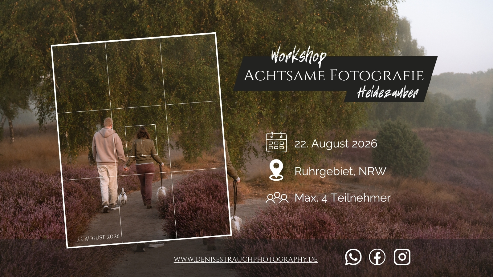 Sehen. Fühlen. Fotografieren. - Achtsame Fotografie in der Heide